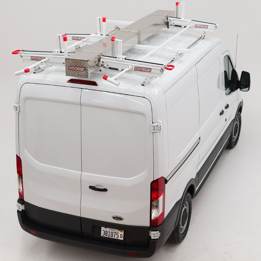 Weather Guard Ezglide2™ Fixed Drop-Down Ladder Kit W/Cross Member Compact Model 2267-3-01