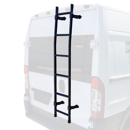 Vantech 68″ Black Universal Van Angled Rear Access Ladder Model L003B