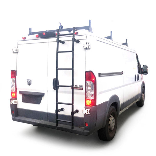 Vantech 68″ Black Universal Van Angled Rear Access Ladder Model L003B