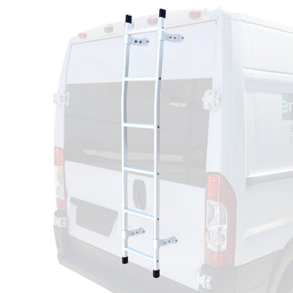 Vantech 68″ White Universal Van Angled Rear Access Ladder Model L003W