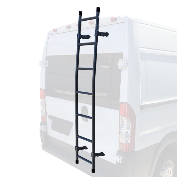 Vantech 80″ Black Universal Van Angled Rear Access Ladder Model L004B