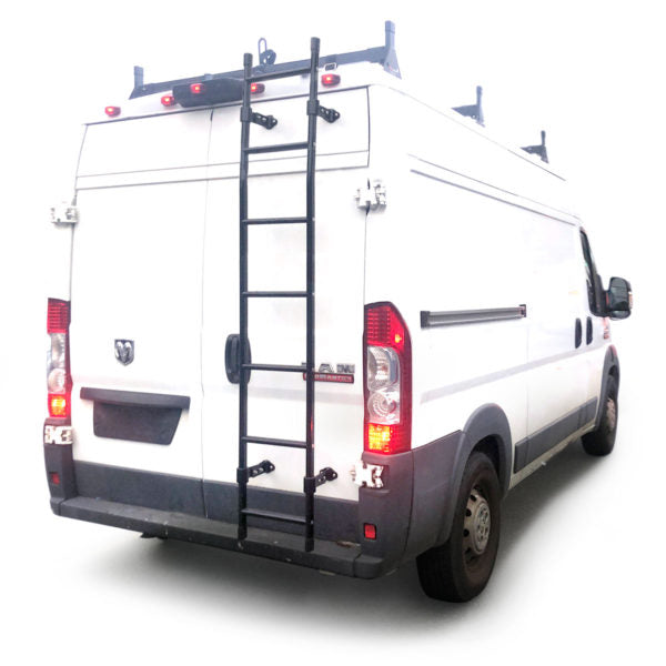 Vantech 80″ Black Universal Van Angled Rear Access Ladder Model L004B