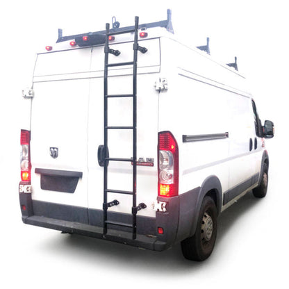 Vantech 80″ Black Universal Van Angled Rear Access Ladder Model L004B