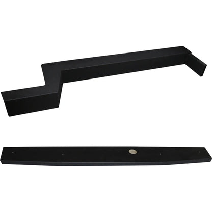LEGEND Steel Floor Threshold Set Ford Transit (all WB lengths) w/o Lower Step - Black - Dual Side Doors Model 709-151-1011.2