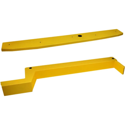 LEGEND Steel Floor Threshold Set Ford Transit (all WB lengths) w/o Lower Step - Yellow - Single Side Door Model 709-151-1018
