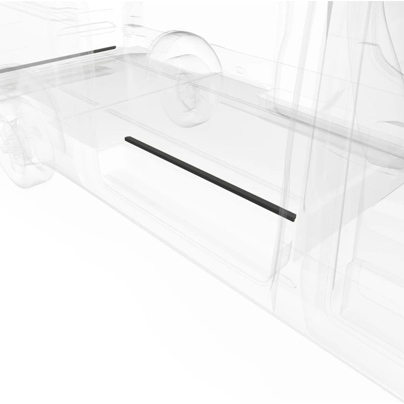 LEGEND Steel Floor Threshold Set Mercedes Sprinter (all WB lengths) w/o Lower Step - Black - Single Side Door Model 109-151-1011