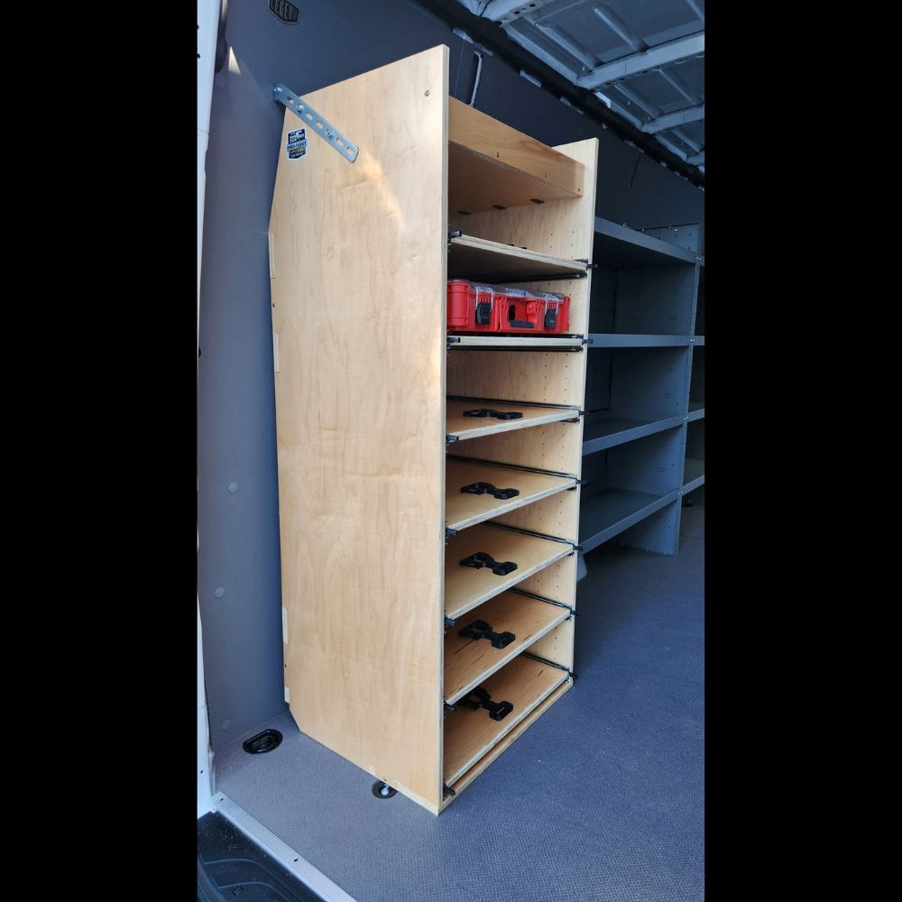 Pro Fleet Packout Cabinet With Locking Adjustable Shelves