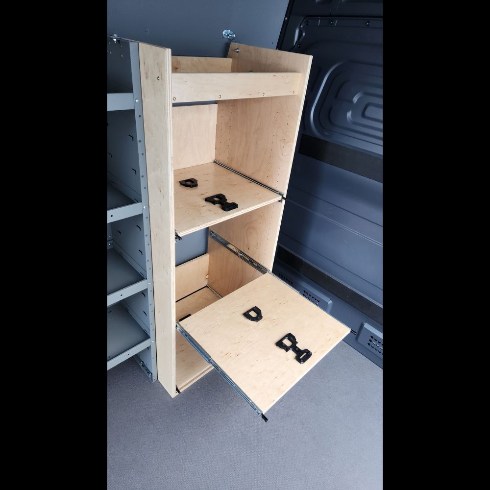 Pro Fleet Packout Cabinet With Locking Adjustable Shelves