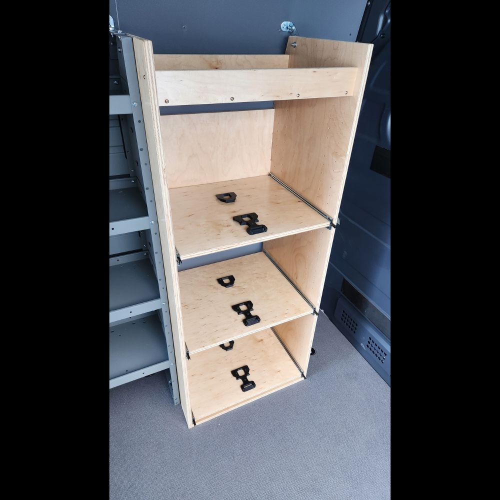 Pro Fleet Packout Cabinet With Locking Adjustable Shelves