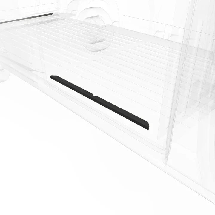 LEGEND Steel Floor Threshold Set RAM ProMaster (all WB lengths) w/o Lower Step - Black - Single Side Door Model 609-151-1011