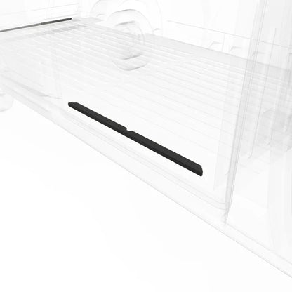 LEGEND Steel Floor Threshold Set RAM ProMaster (all WB lengths) w/o Lower Step - Black - Single Side Door Model 609-151-1011