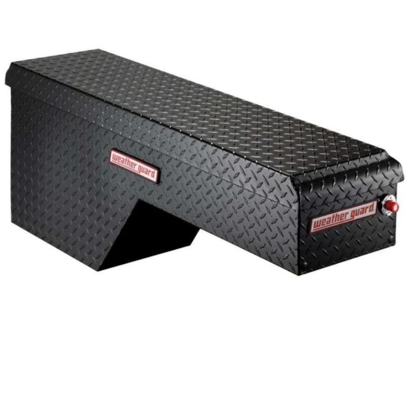 Weather Guard Wheel Well Box Driver Side Gloss Black Aluminum 46.75X13.5X19.5 Model 172-5-01