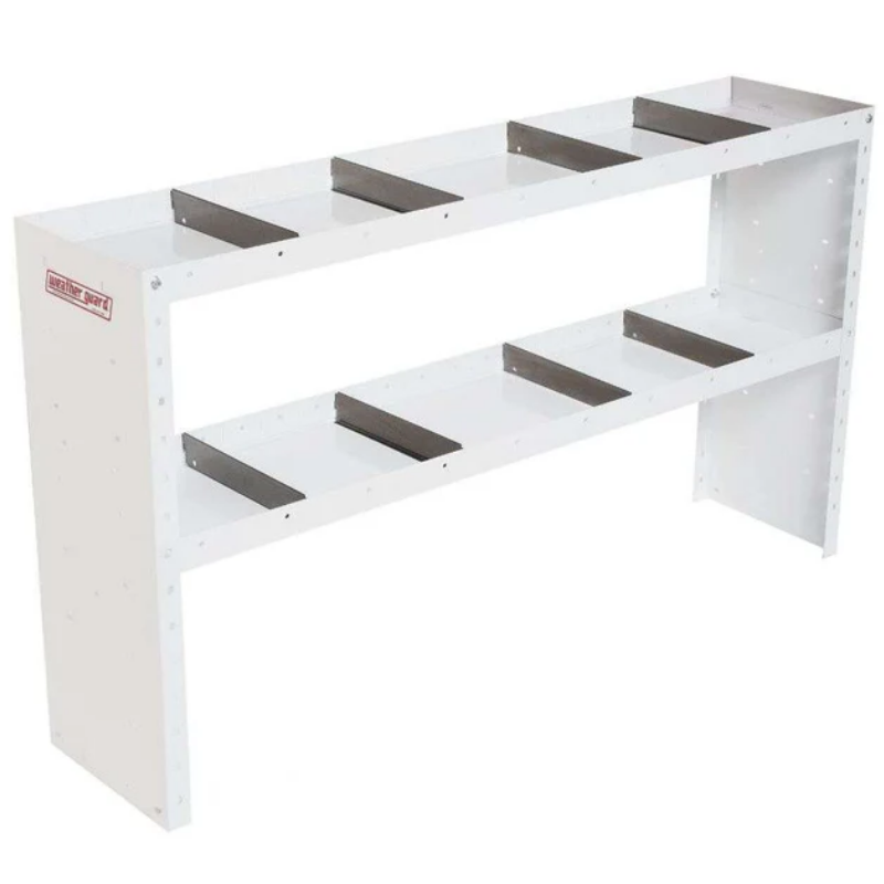 Weather Guard Heavy Duty Adjustable 2 Shelf Unit 34" X 60" X 13.5" Model 9336-3-03