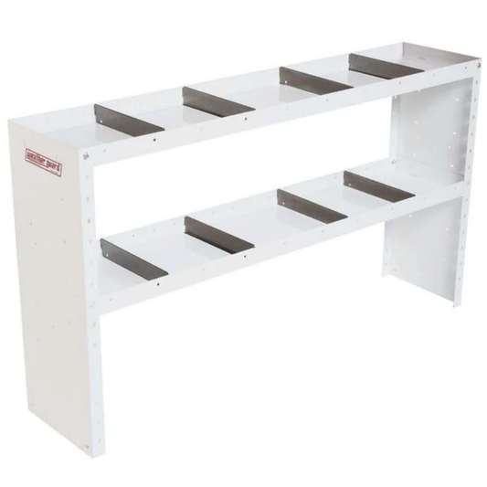 Weather Guard Heavy Duty Adjustable 2 Shelf Unit 34" X 60" X 13.5" Model 9336-3-03
