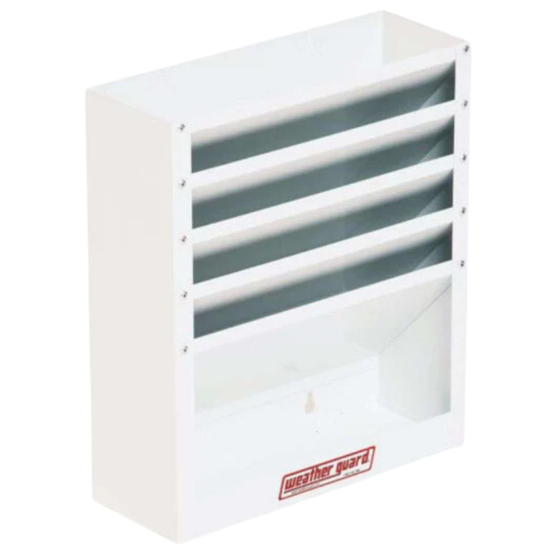 Weather Guard Literature Holder 6 Compartment Model 9880-3-01