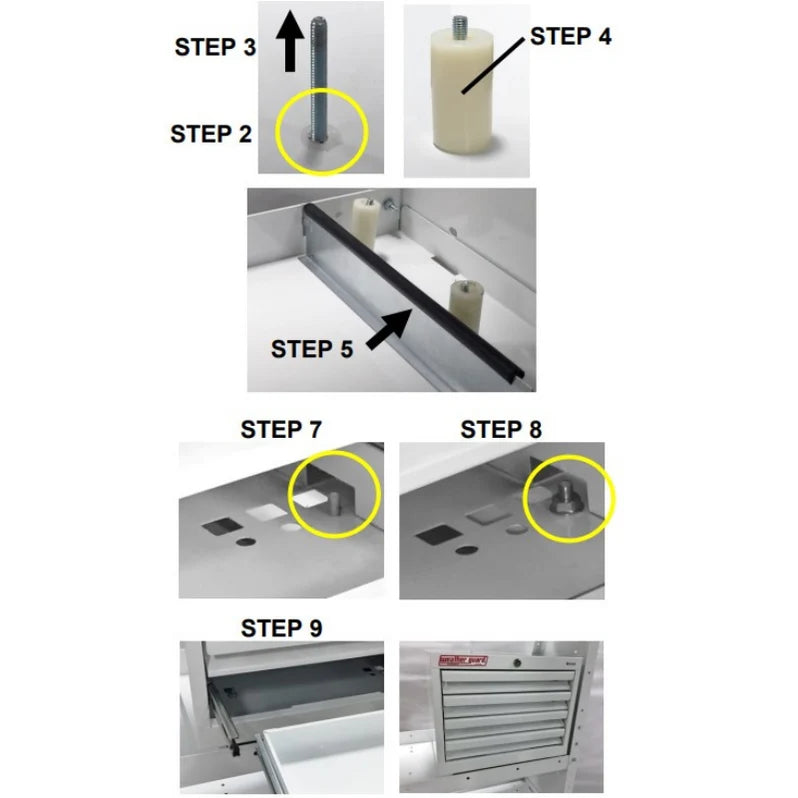 (REQUIRED)Weather Guard Shelf Cabinet Mounting Kit Model 9994