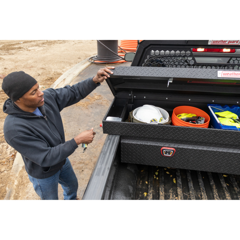 Weather  Guard Tool Box installed by pro fleet upfitters 