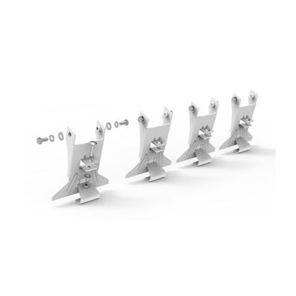 Holman Drop Down HD Aluminum Ladder Rack Kit Double GM Vans Model 4GMADD