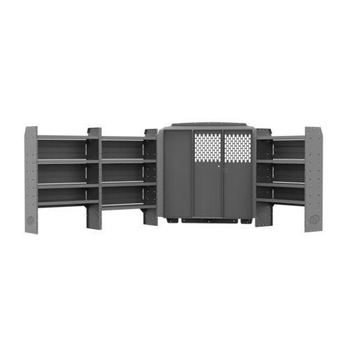 Holman Base Van Package 60" H Shelves Ram ProMaster 118" & 136" WB Low/High Roof Model FFG-PMS