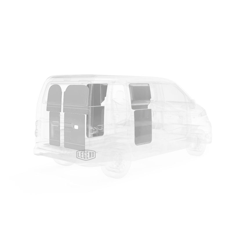 LEGEND EconoLite Door Liner Nissan NV200 Cargo Van - Textured Grey Model 07N01-20