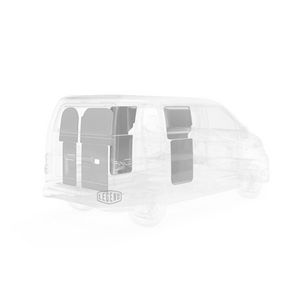 LEGEND EconoLite Door Liner Nissan NV200 Cargo Van - Textured Grey Model 07N01-20