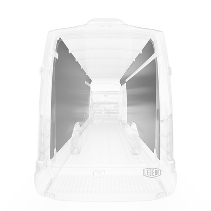 LEGEND EconoLite Wall Liner Ford Transit 148" EXT Cargo Van - Textured Grey - Single Side Door, Model 05F05-20
