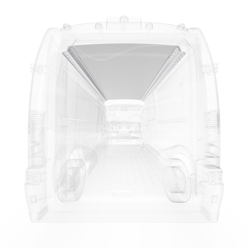 LEGEND DuraTherm Ceiling Liner Kit RAM ProMaster 136" Cargo Van LR - Textured Grey - Single Side Door, Model 635-114-2613.LR