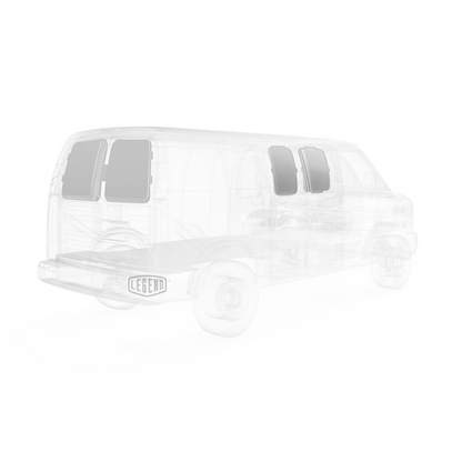LEGEND EconoLite Door Liner ONLY - Sliding Doors GMC Savana/Chevy Express Cargo Van (all Wheelbase lengths) - Textured Grey Model 07G00-20