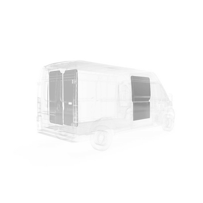 LEGEND EconoLite Wall Liner ONLY - RAM ProMaster 159" Wheelbase Cargo Van High Roof - Textured Grey - Single Side Door Model 05R04-20-H