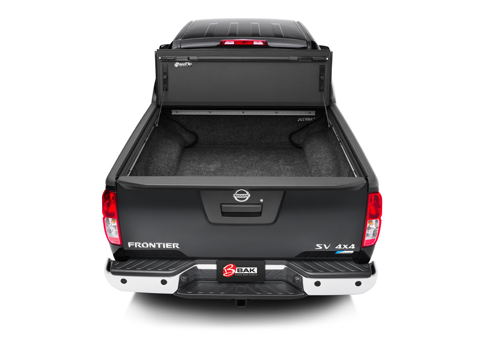 BAK BAKFlip MX4 (GEN 3) Hard Folding Truck Bed Cover Matte Finish For Select 2005-2021 Nissan Frontier 6' Bed Model 448507