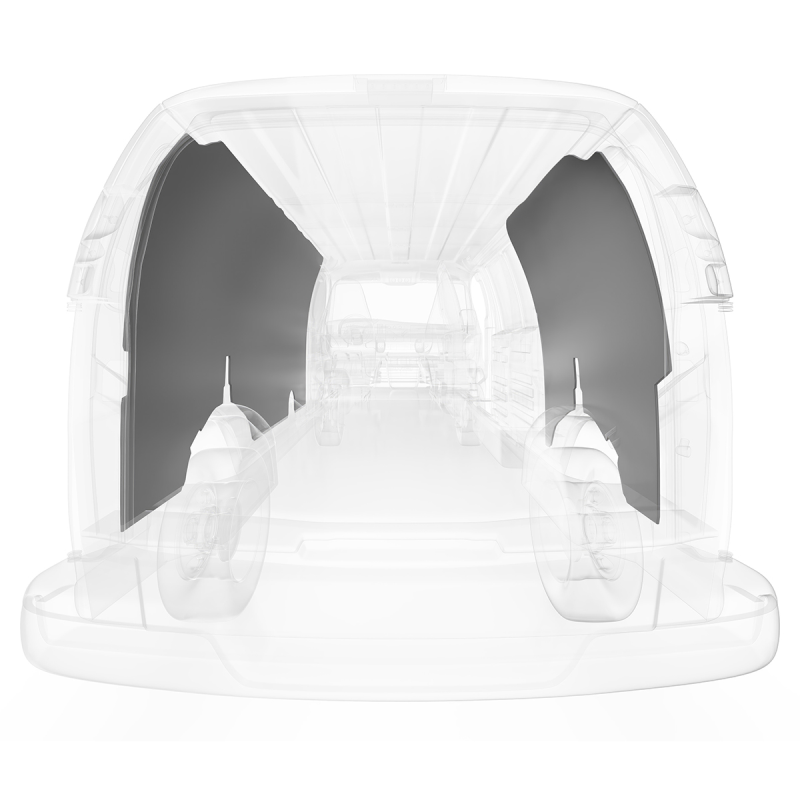 LEGEND DuraTherm Wall Liner ONLY - GMC Savana/Chevy Express Cargo Van Regular Wheelbase - White - Single Side Door Model 314-114-2614