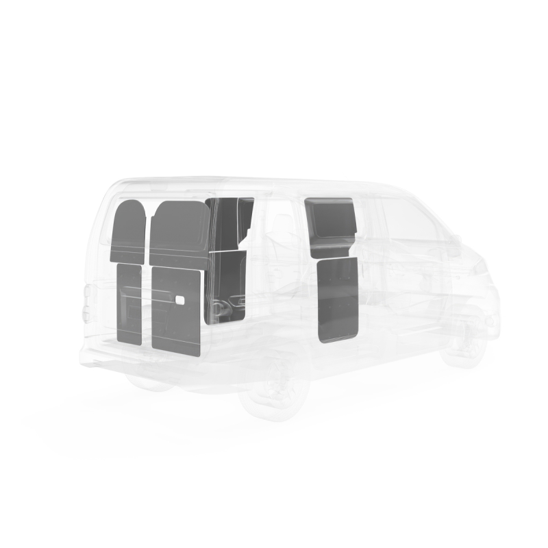 LEGEND DuraTherm Door Liner Nissan NV200 Cargo Van - Textured Grey Model 533-114-2613