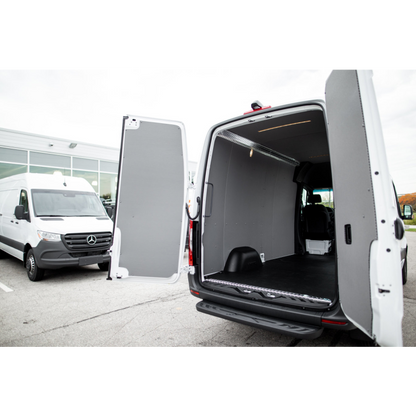 LEGEND DuraTherm Door Liner ONLY - Mercedes Sprinter (all Wheelbase lengths) Cargo Van Low Roof - Textured Grey Model 103-114-2613.LR