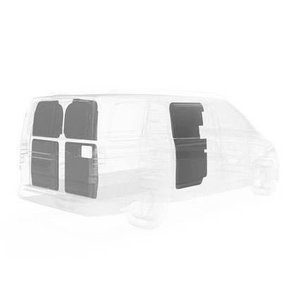 LEGEND DuraTherm Door Liner ONLY - Dual Side Doors Mercedes Metris 126" Wheelbase Cargo Van Low Roof - White Model 153-114-2614.2