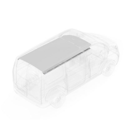 LEGEND DuraTherm Ceiling Liner Kit Mercedes Sprinter 170" EXT Cargo Van - Textured Grey - Single Side Door, Model 145-114-2613