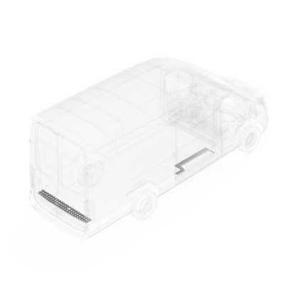 LEGEND Aluminum Floor Sill Set Ford Transit (all WB lengths) Cargo Van - Single Side Door Model 709-151-1010