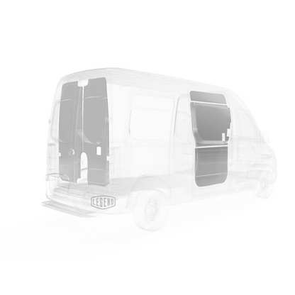 LEGEND EconoLite Door Liner ONLY - Mercedes Sprinter (all Wheelbase lengths) Cargo Van Low Roof - Textured Grey Model 07M00-20-L