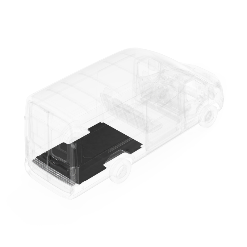 LEGEND AutoMat Bar Kit with Sills Ford Transit 148" Extended Wheelbase Cargo Van 1 Pc - Single Side Door Model 751-043-7021
