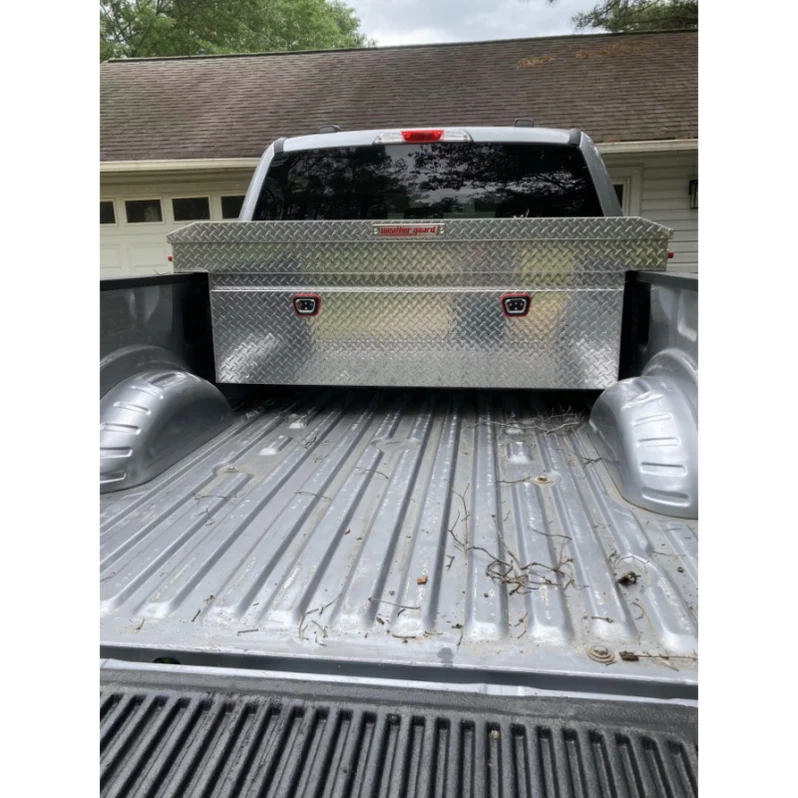 Weather Guard Crossover Tool Box Bright Aluminum Full Size Deep Model 123-0-04