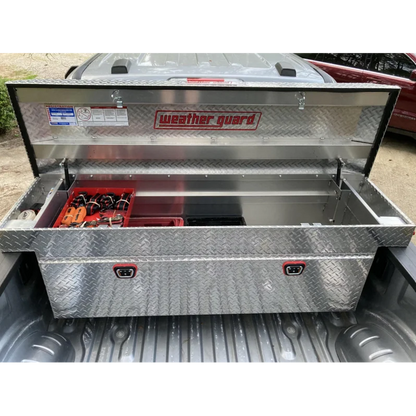 Weather Guard Crossover Tool Box Bright Aluminum Full Size Deep Model 123-0-04
