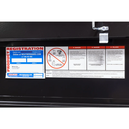 Weather Guard Crossover Tool Box Gloss Black Steel Full Size Deep Model 128-5-04