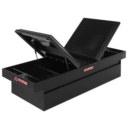 Weather Guard Gull Wing Crossover Box Extra Wide Gloss Black Aluminum 72X30X19.2 Model 114-5-04