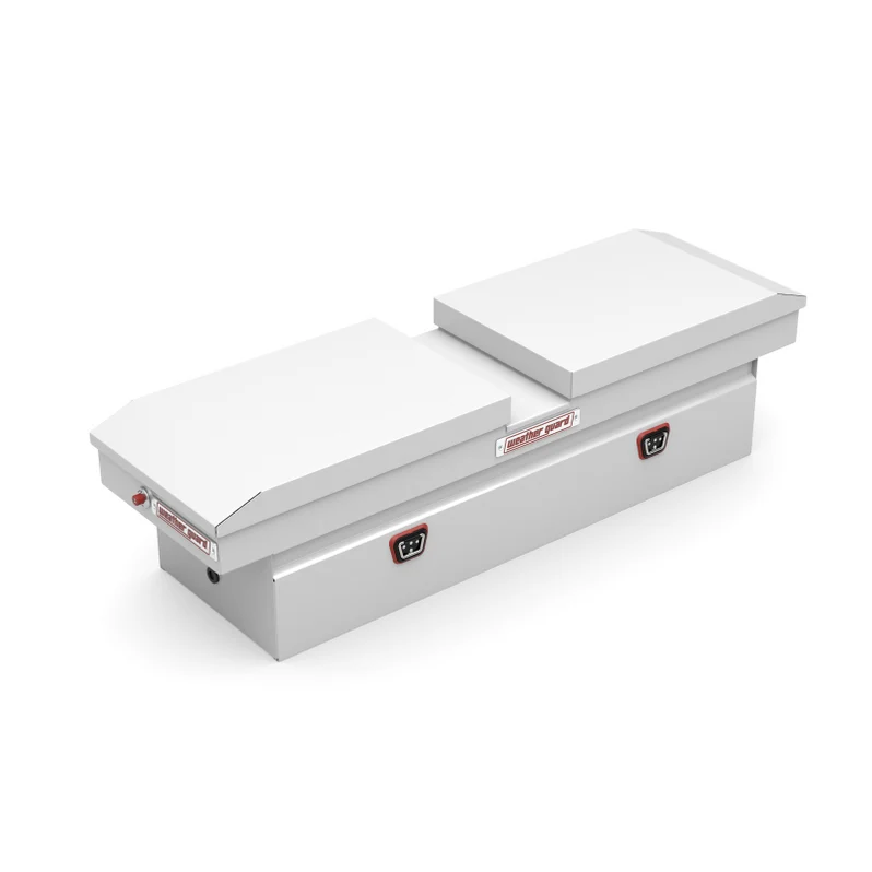 Weather Guard Gull Wing Crossover Box White Steel 72X2.8X19.2 Model 125-3-04