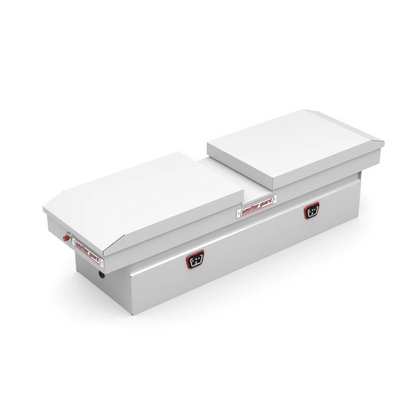 Weather Guard Gull Wing Crossover Box White Steel 72X2.8X19.2 Model 125-3-04