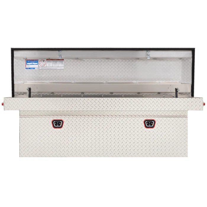 Weather Guard Crossover Tool Box Bright Aluminum Full Size Deep Model 123-0-04