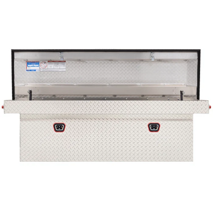 Weather Guard Crossover Tool Box Bright Aluminum Full Size Deep Model 123-0-04