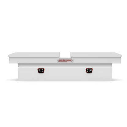 Weather Guard Gull Wing Crossover Box White Steel 72X2.8X19.2 Model 125-3-04
