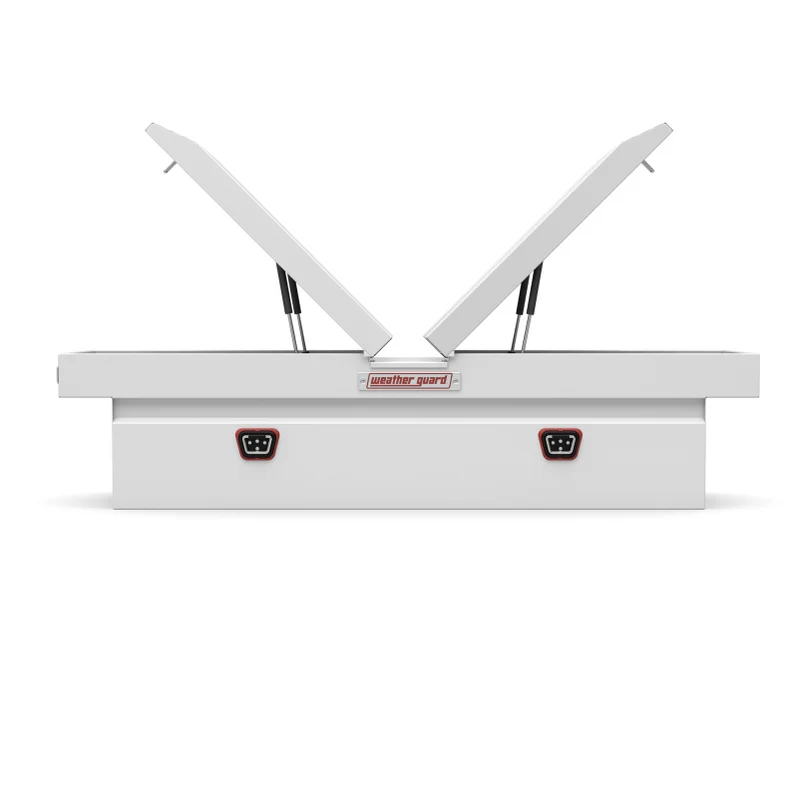 Weather Guard Gull Wing Crossover Box White Steel 72X2.8X19.2 Model 125-3-04
