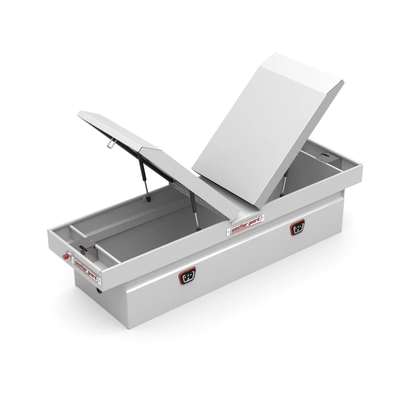 Weather Guard Gull Wing Crossover Box White Steel 72X2.8X19.2 Model 125-3-04