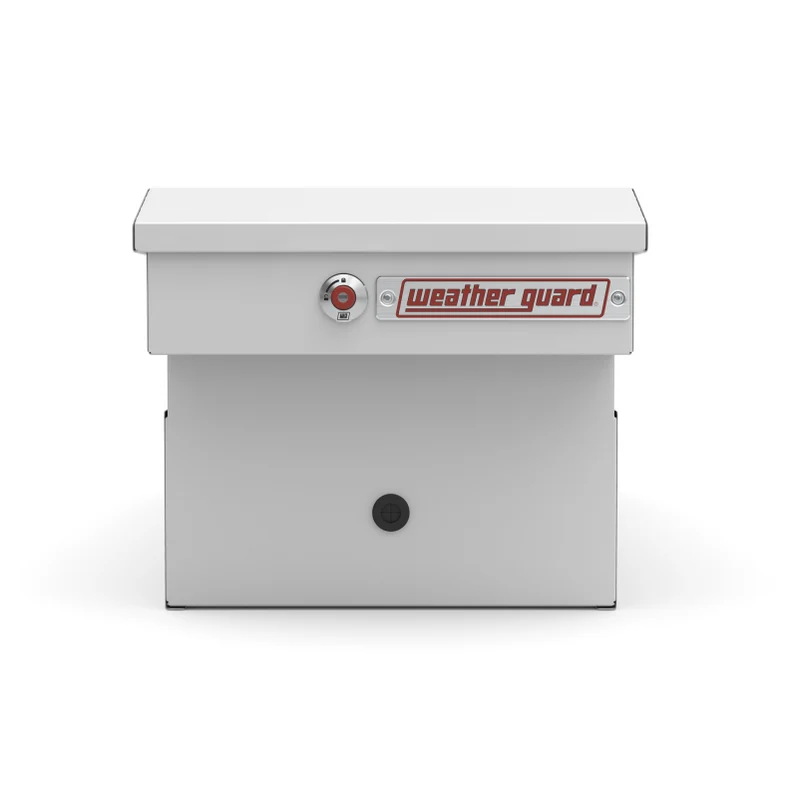 Weather Guard Gull Wing Crossover Box White Steel 72X2.8X19.2 Model 125-3-04